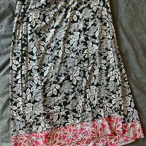 J Jill floral skirt
